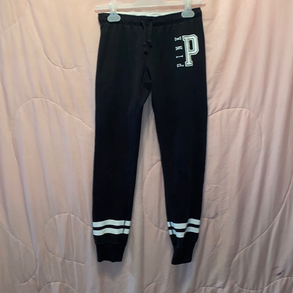 Varsity style PINK joggers